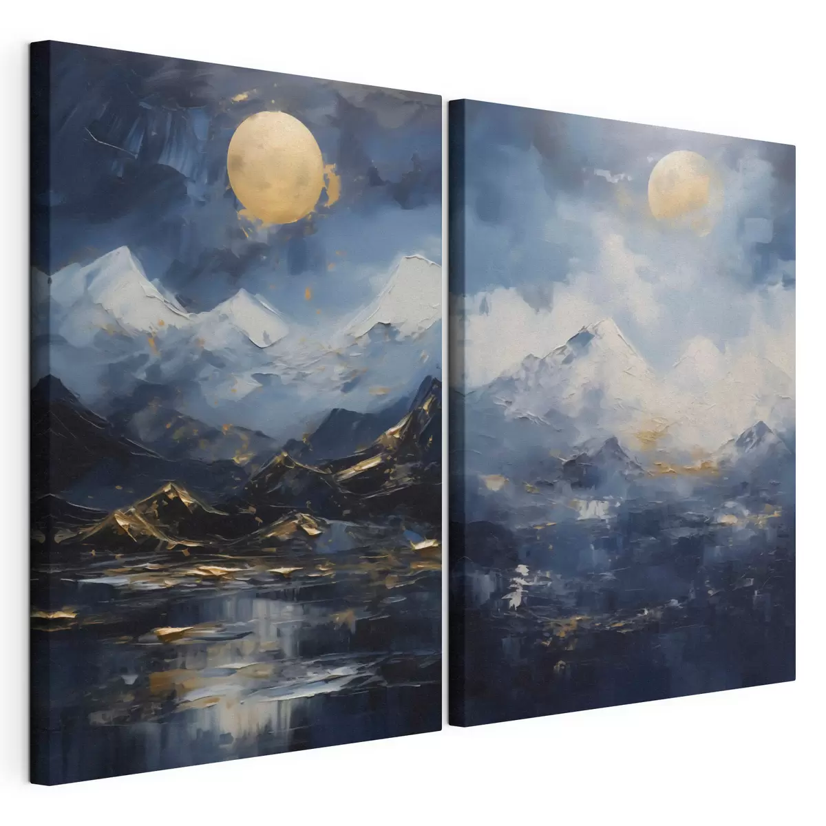 Wandbilder Berglandschaft, Nachbildung eines Gemäldes m31108