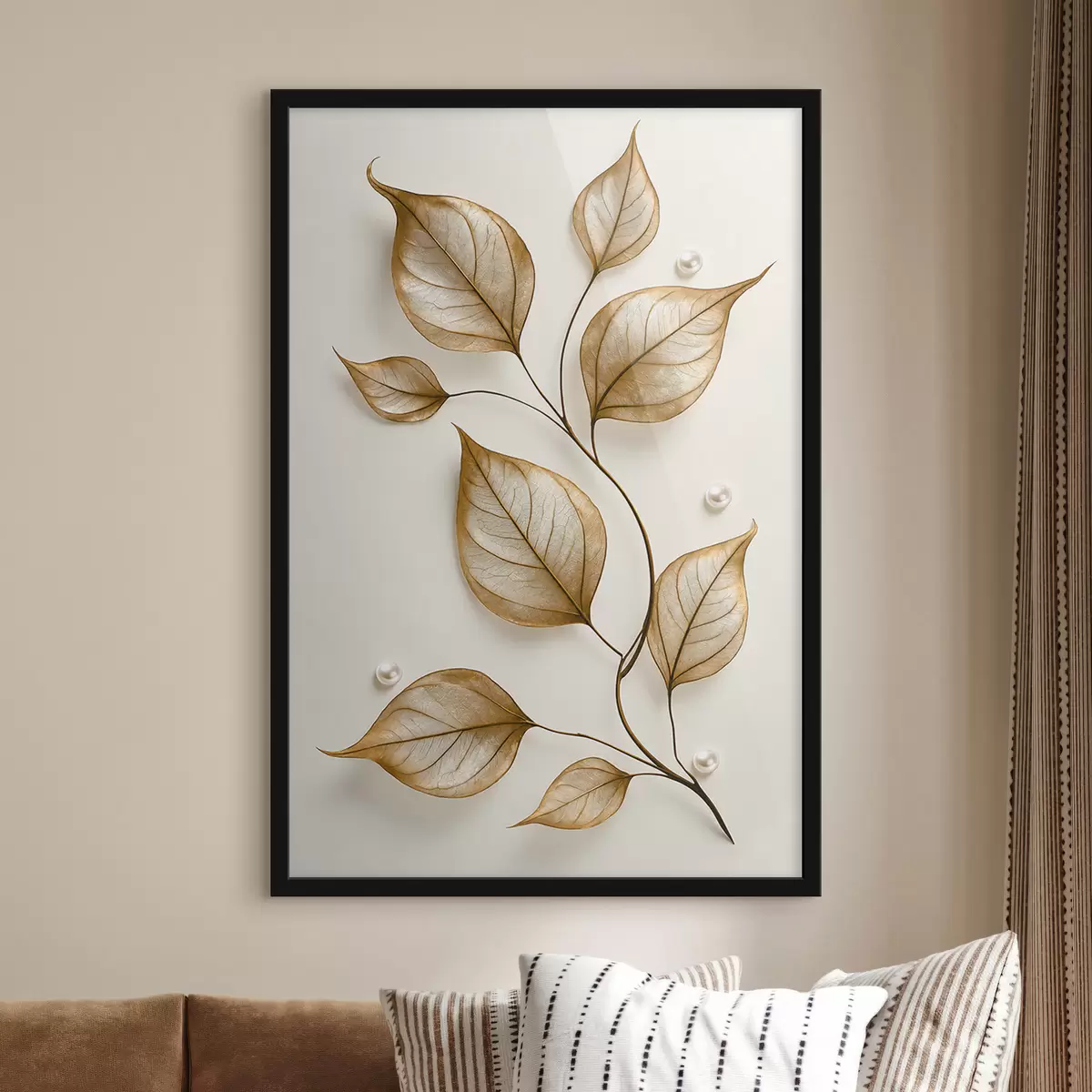 Poster Eleganter botanischer Zweig f50866