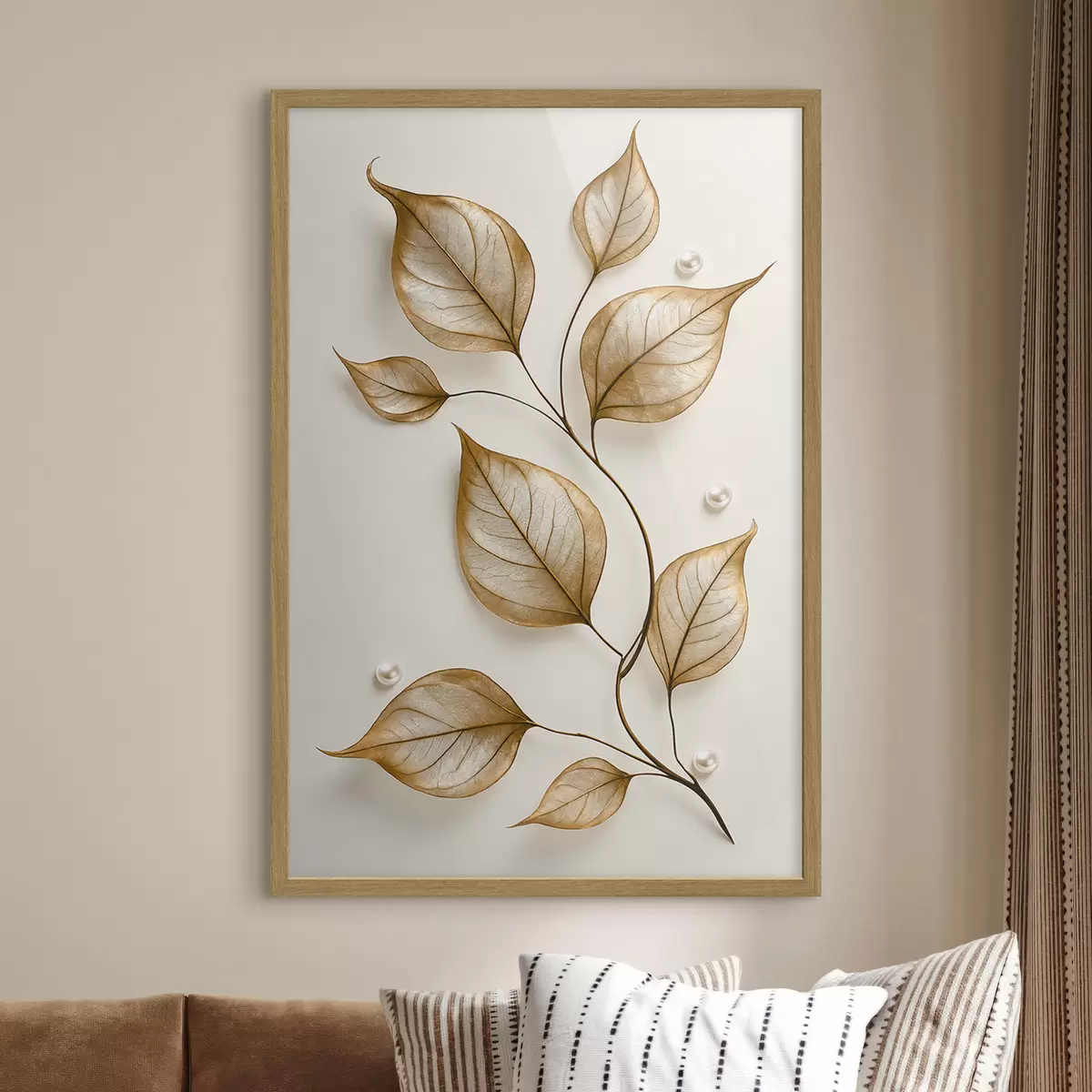 Poster Eleganter botanischer Zweig f50866