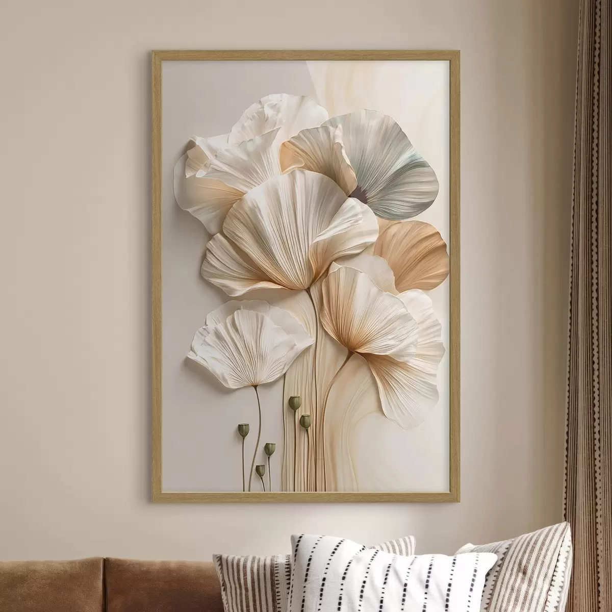 Poster Abstrakte Blumen f50870