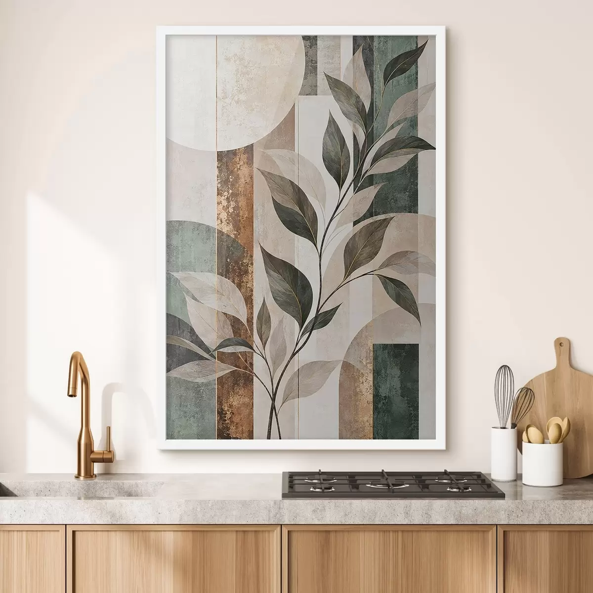 Poster Botanische Geometrie f51180