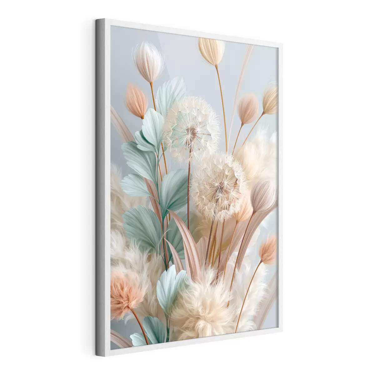 Poster Zarte Löwenzahnblüten und Wildblumen f51182