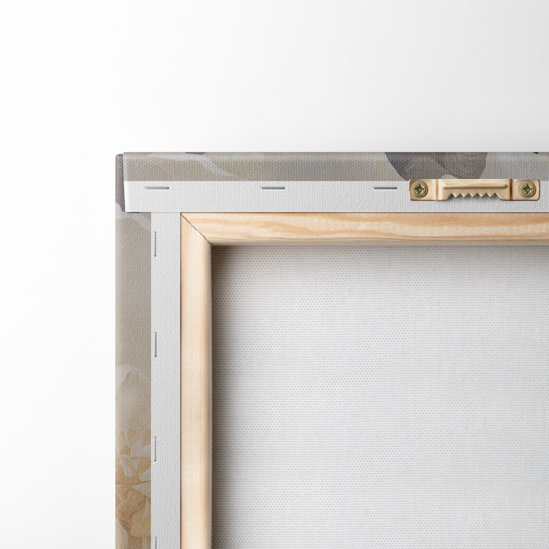 Wandbilder Helle Doppelpfingstrosen – Nahaufnahme s51088
