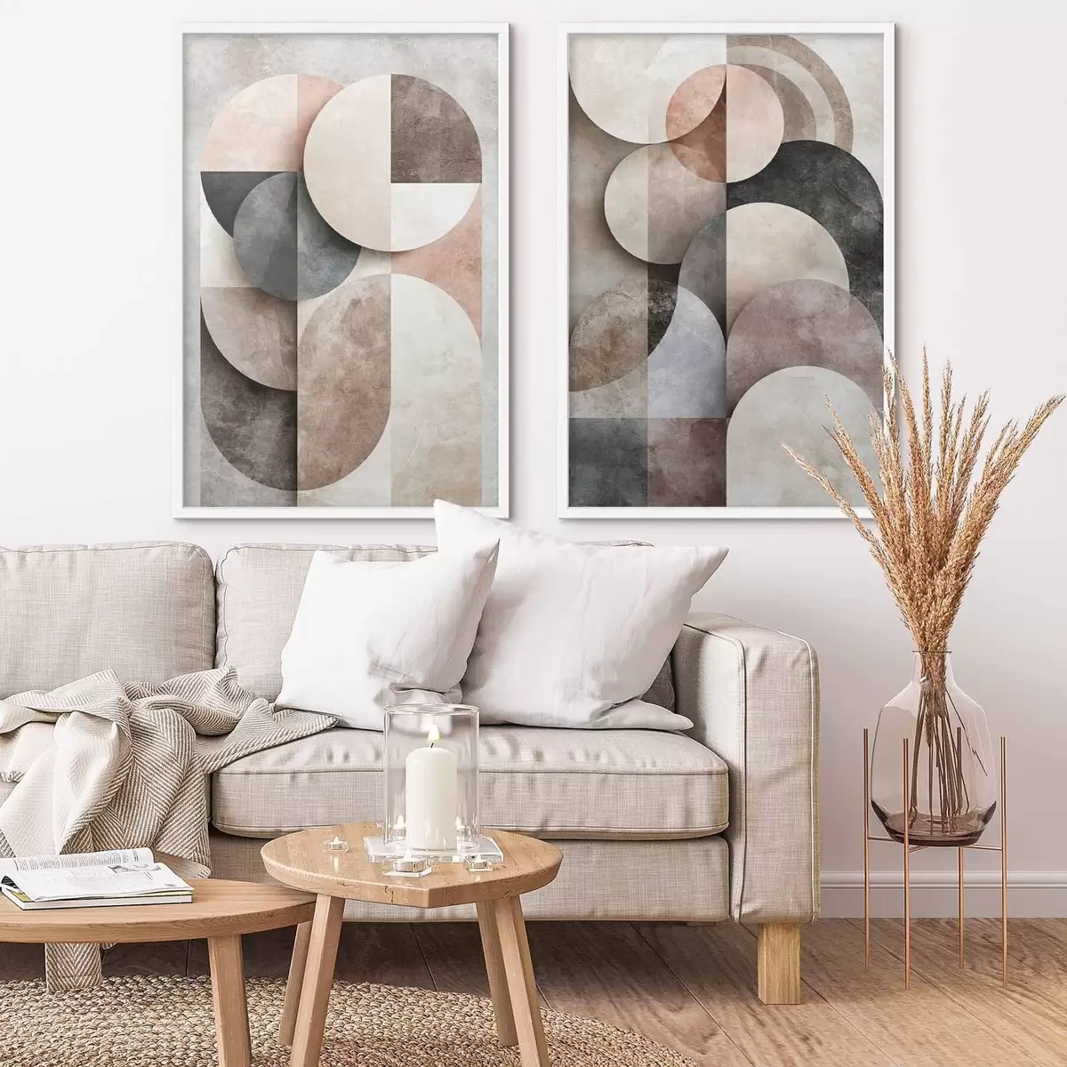 Poster Abstrakte Kreise d31118