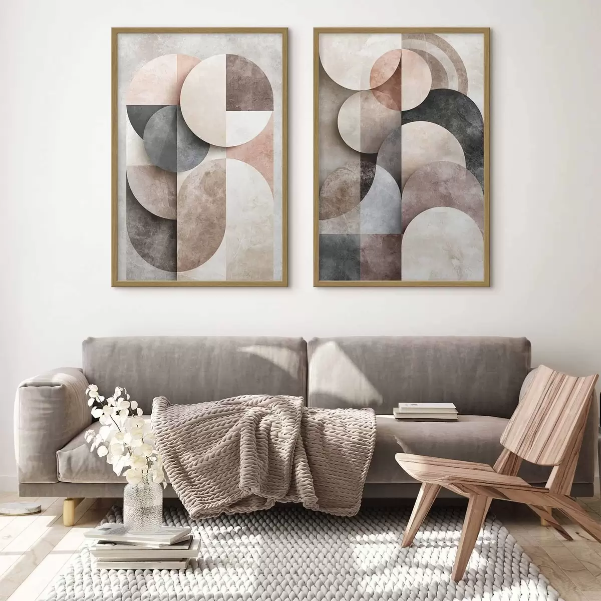 Poster Abstrakte Kreise d31118