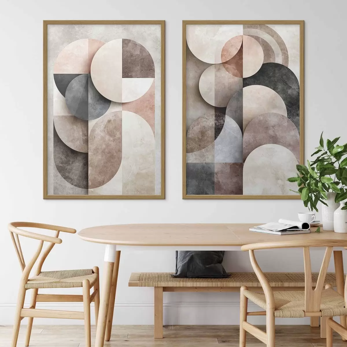 Poster Abstrakte Kreise d31118