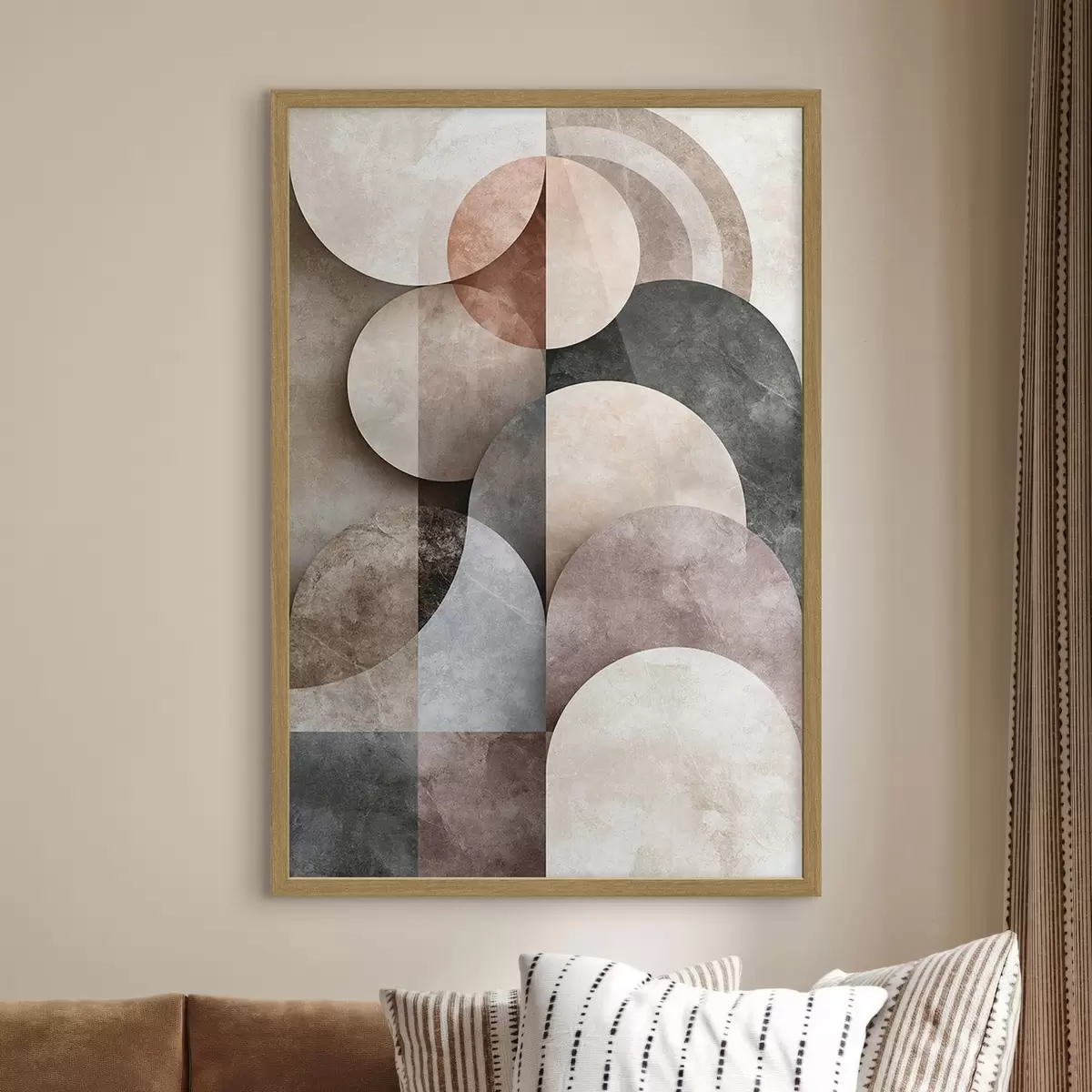 Poster Sich überschneidende Kreise f51184