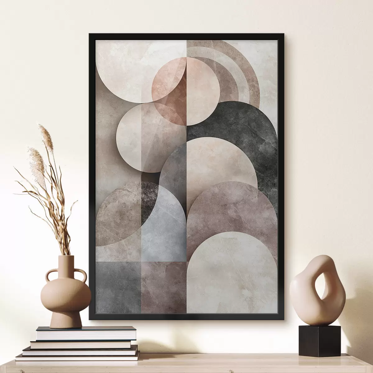 Poster Sich überschneidende Kreise f51184