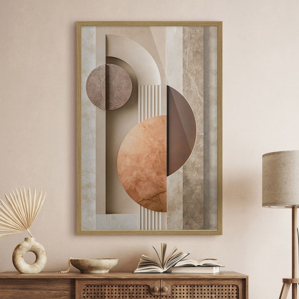 Poster Moderne abstrakte Geometrie, Poster Einzigartig, f51282wo : Uwalls