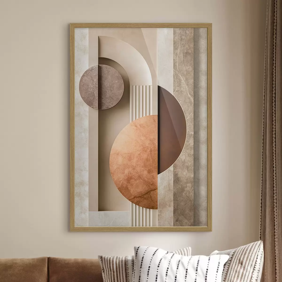 Poster Moderne abstrakte Geometrie f51282