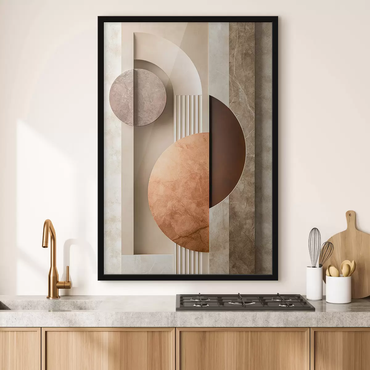 Poster Moderne abstrakte Geometrie f51282