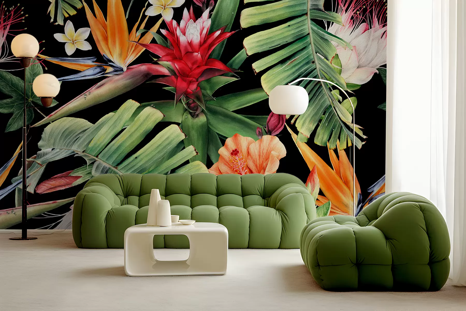Fototapete Tropisches Muster u72341