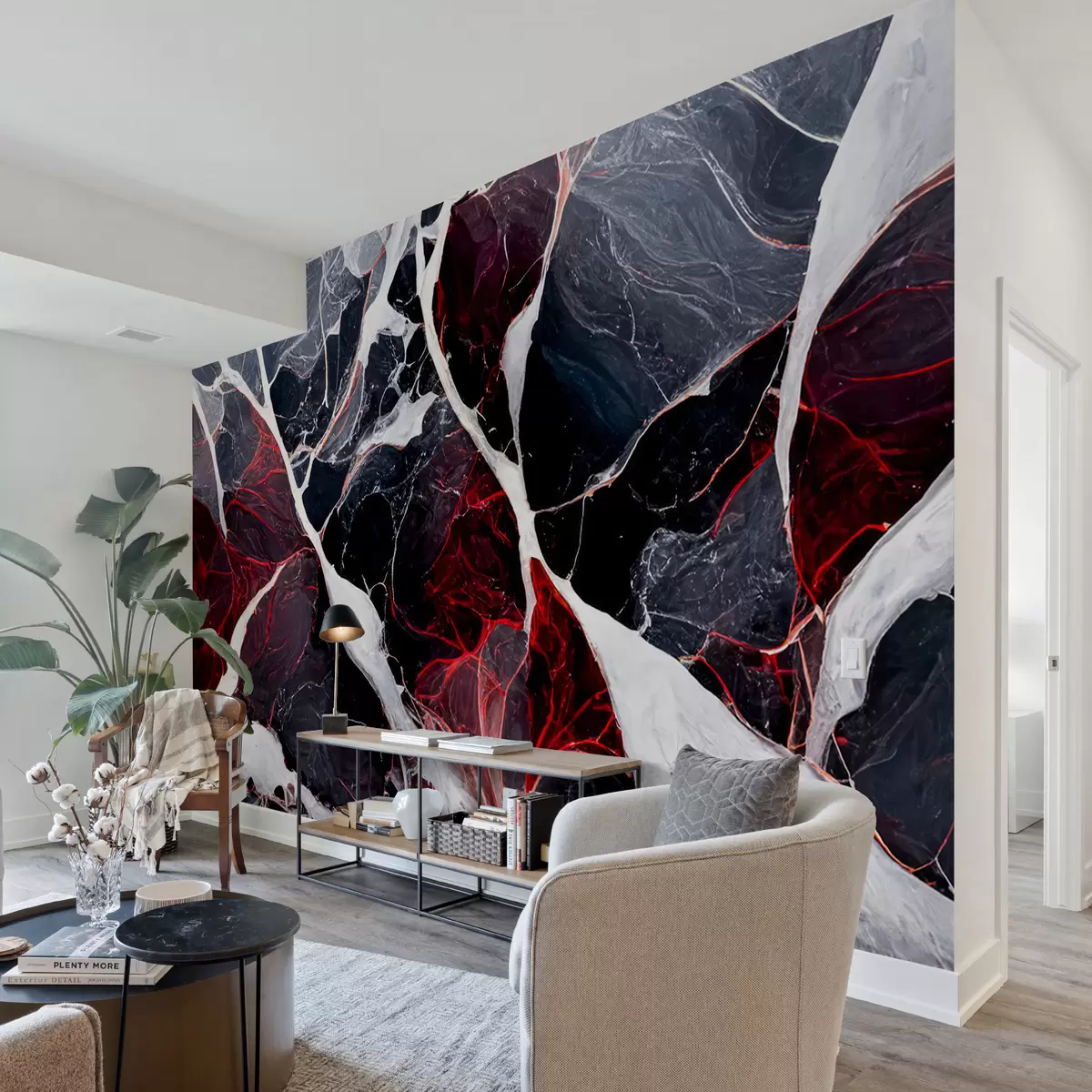 Fototapete Dunkler Marmor u72879