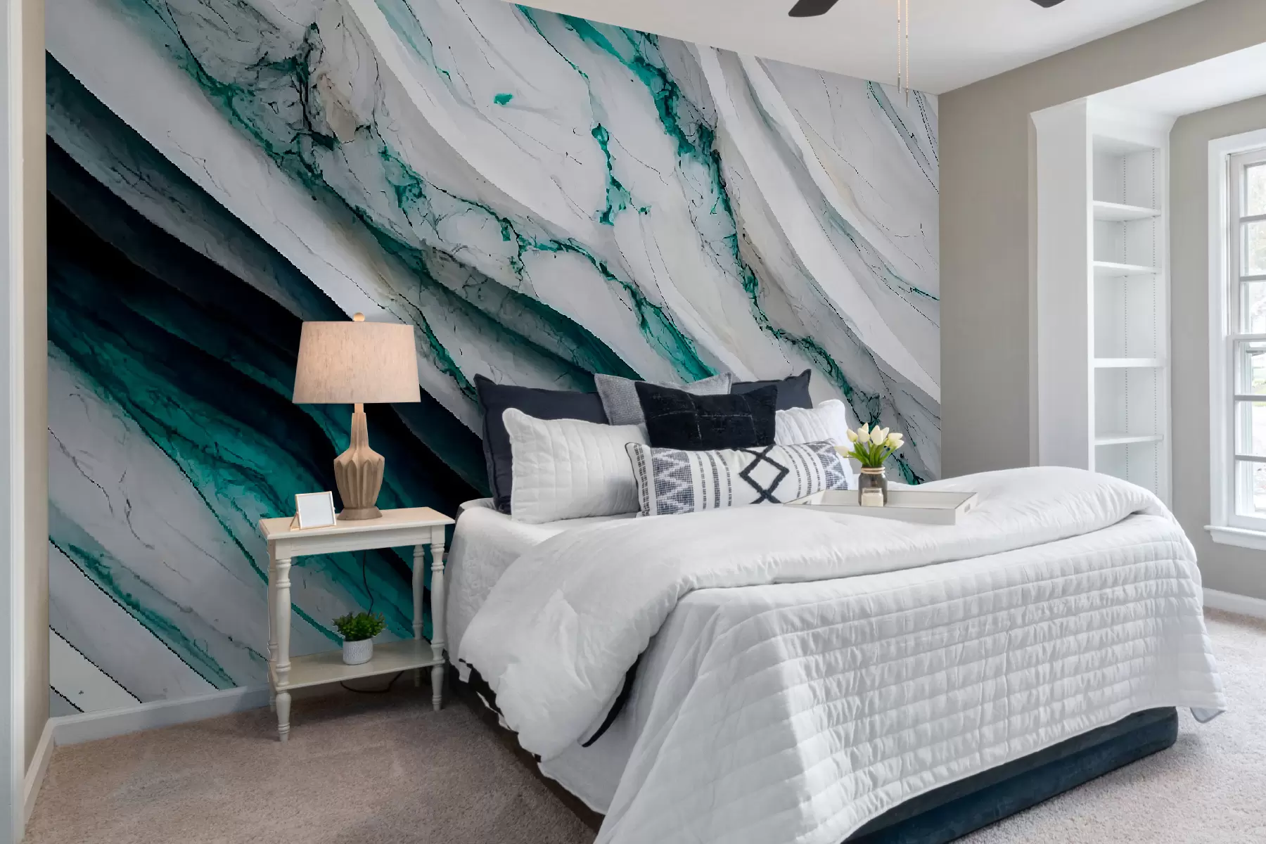 Fototapete Zweig Marmor u72890