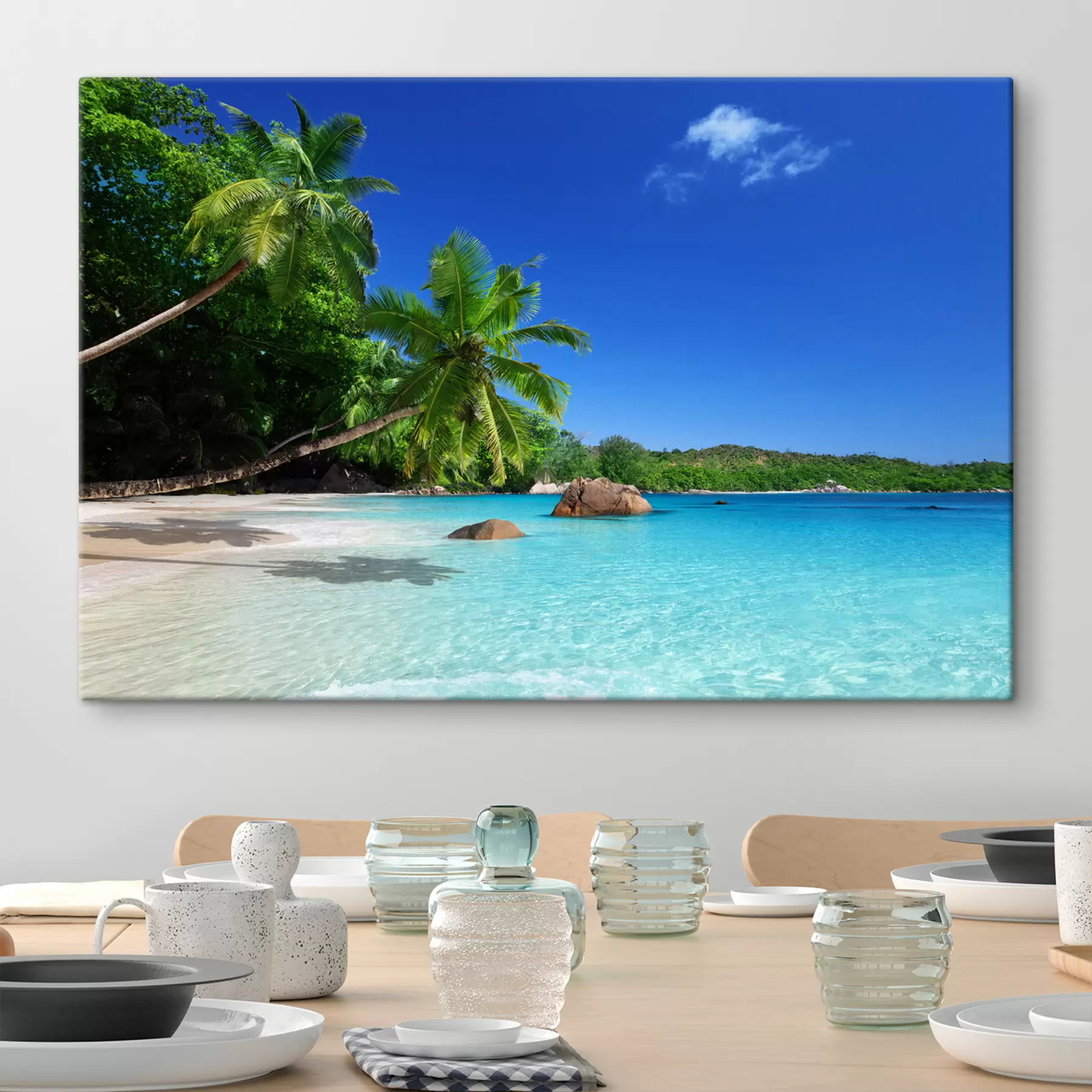 Fototapete Wasser, Himmel und Wolken s00029