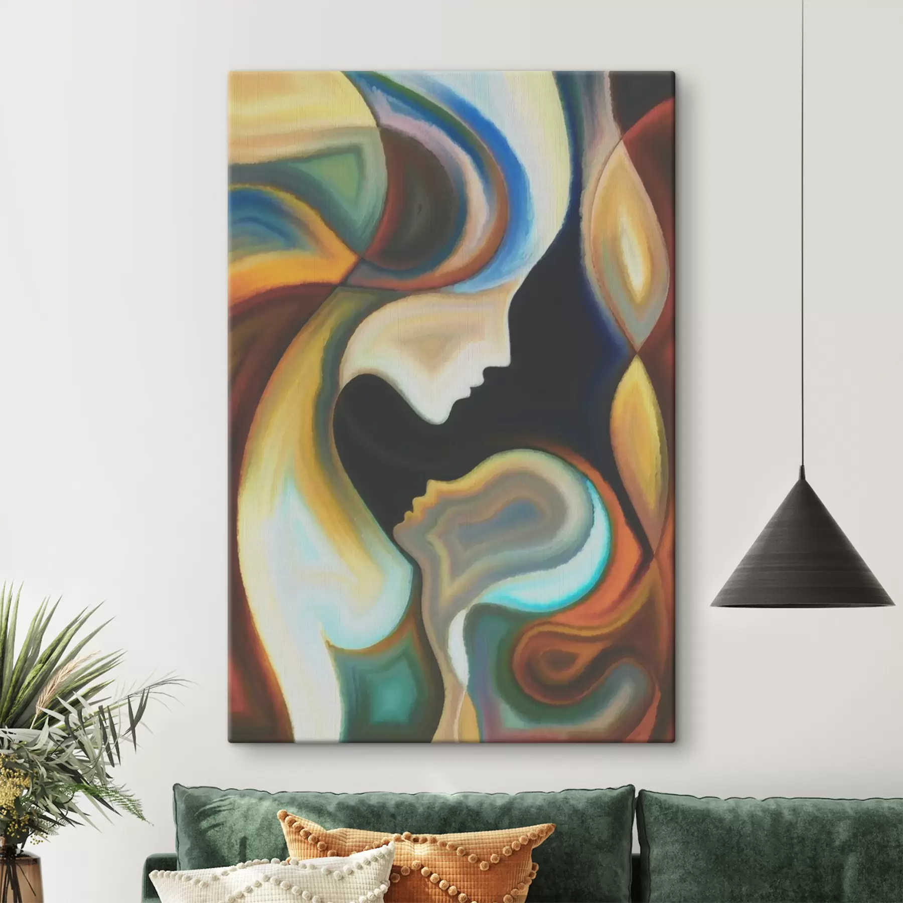 Wandbilder Abstraktion - Mutter und Kind s00034