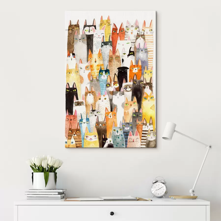 Wandbilder Katzenfest s01036