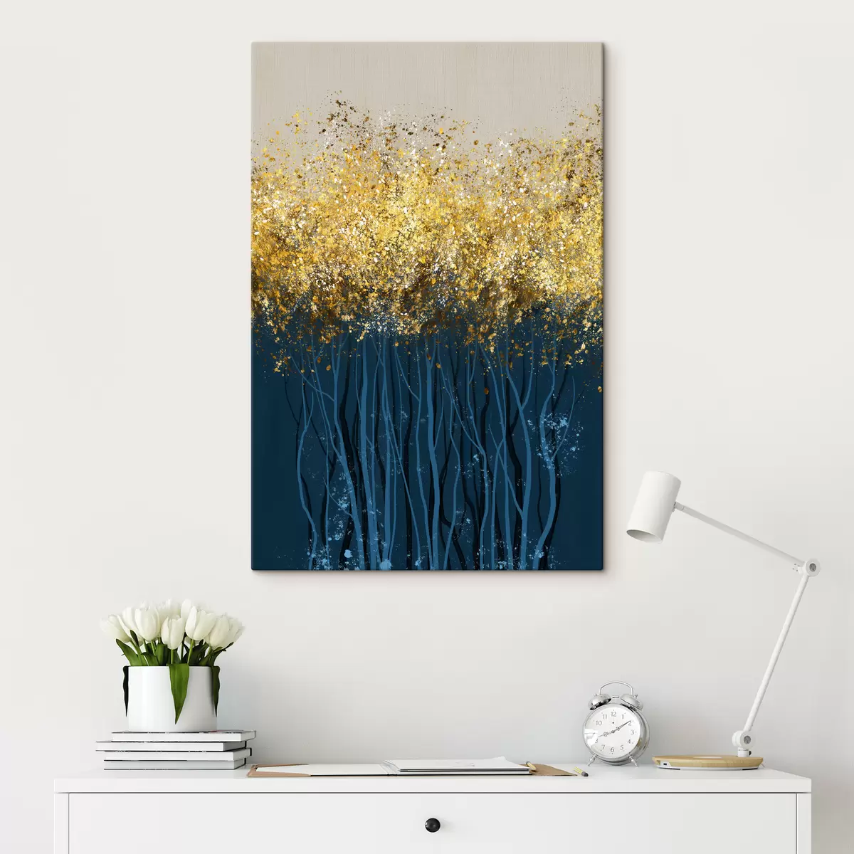 Wandbilder Bäume mit Blättern s01893