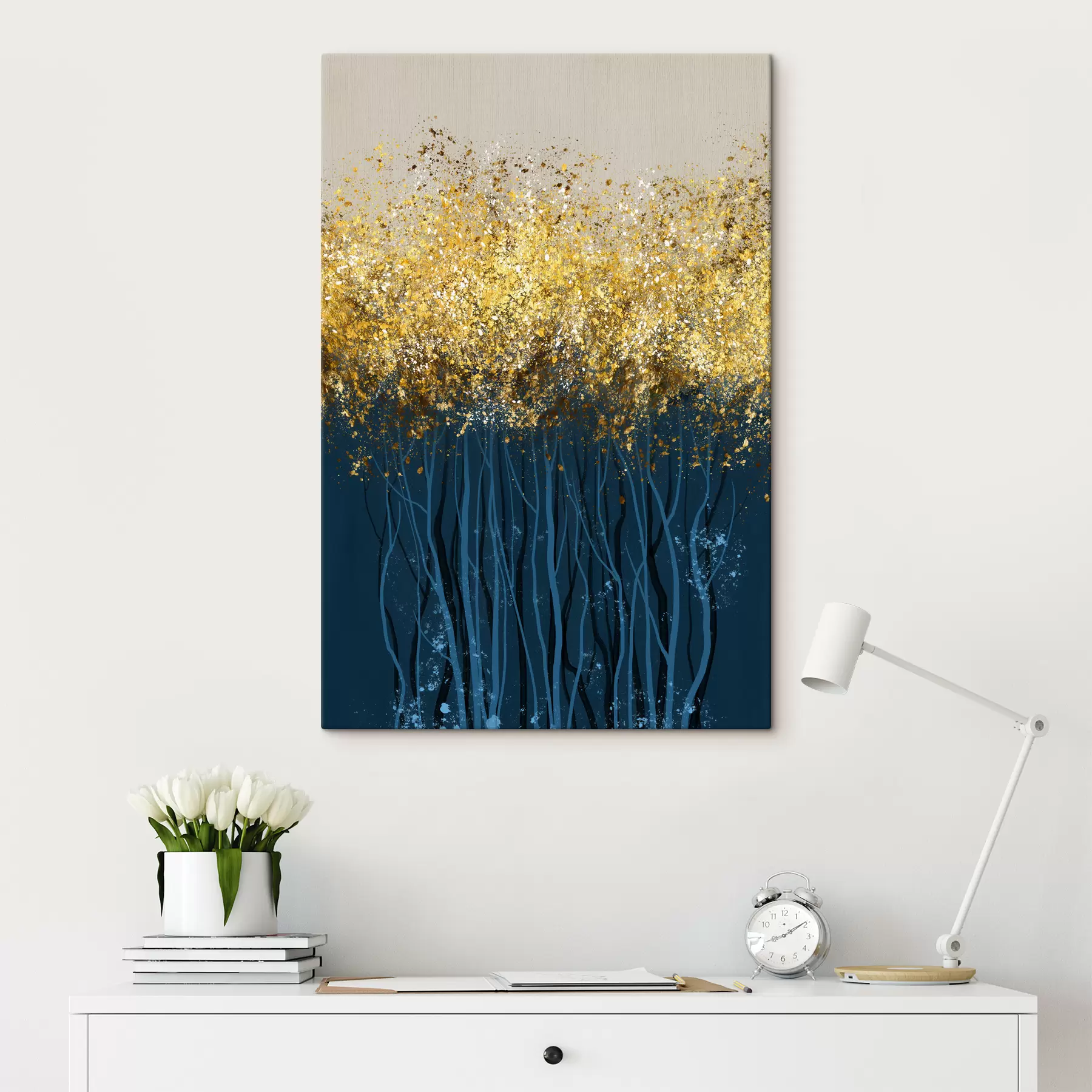 Wandbilder Bäume mit Blättern s01893