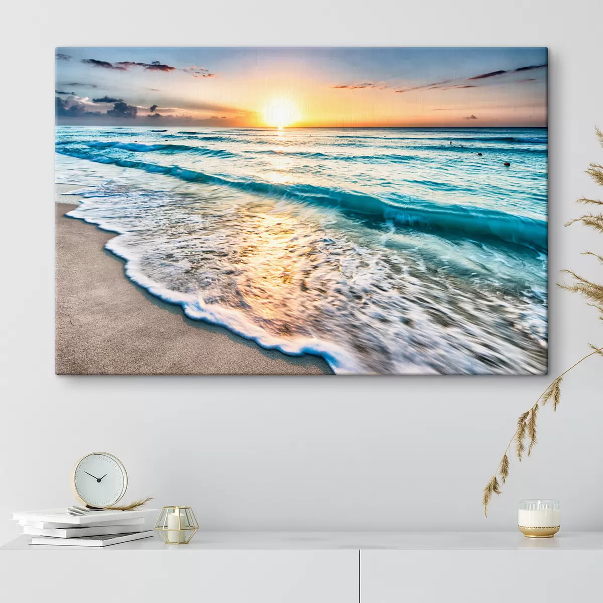 Wandbilder Azurblaue Brandung s08091