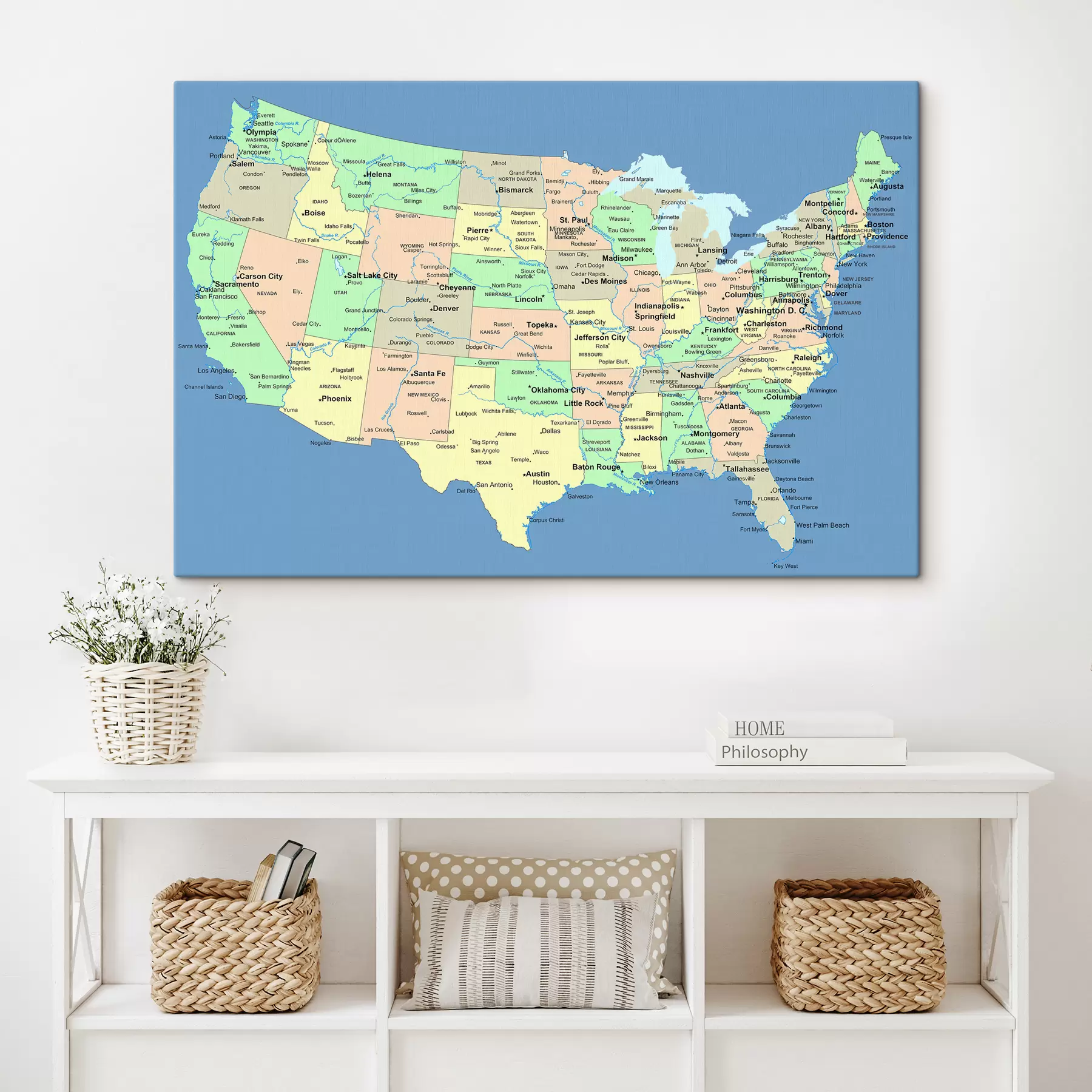 Fototapete Karte, Ökoregion und Welt s09911