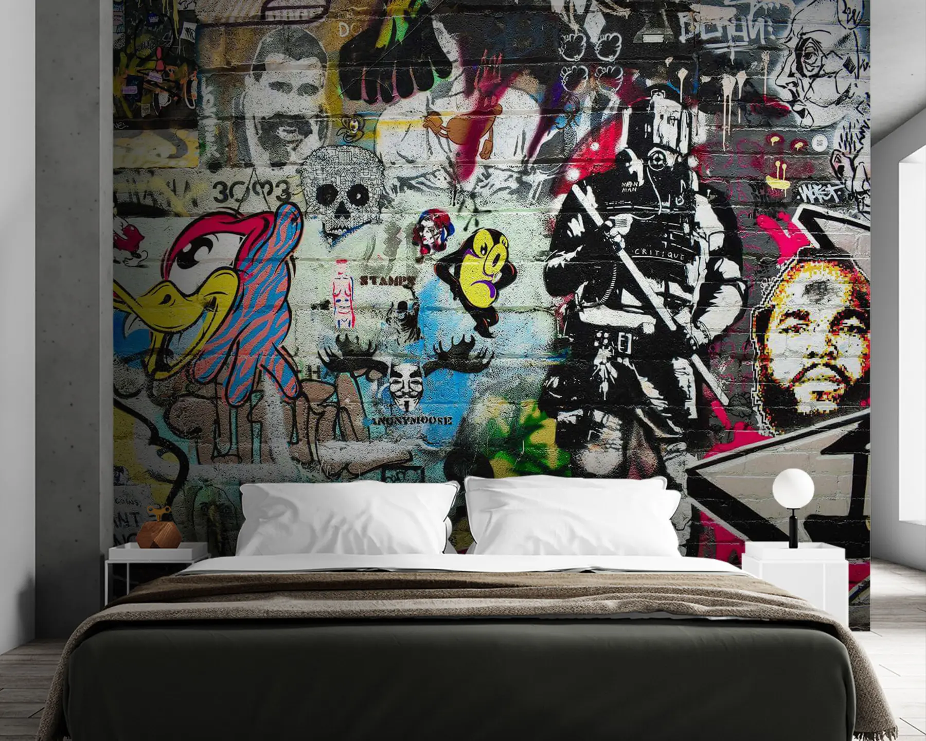 Fototapete Graffiti, Kunst und Schrift u12434