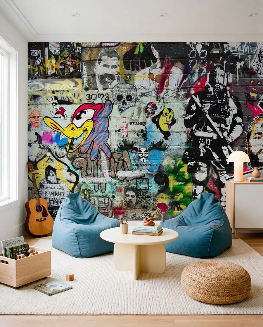 Fototapete Streetart Collage u12434