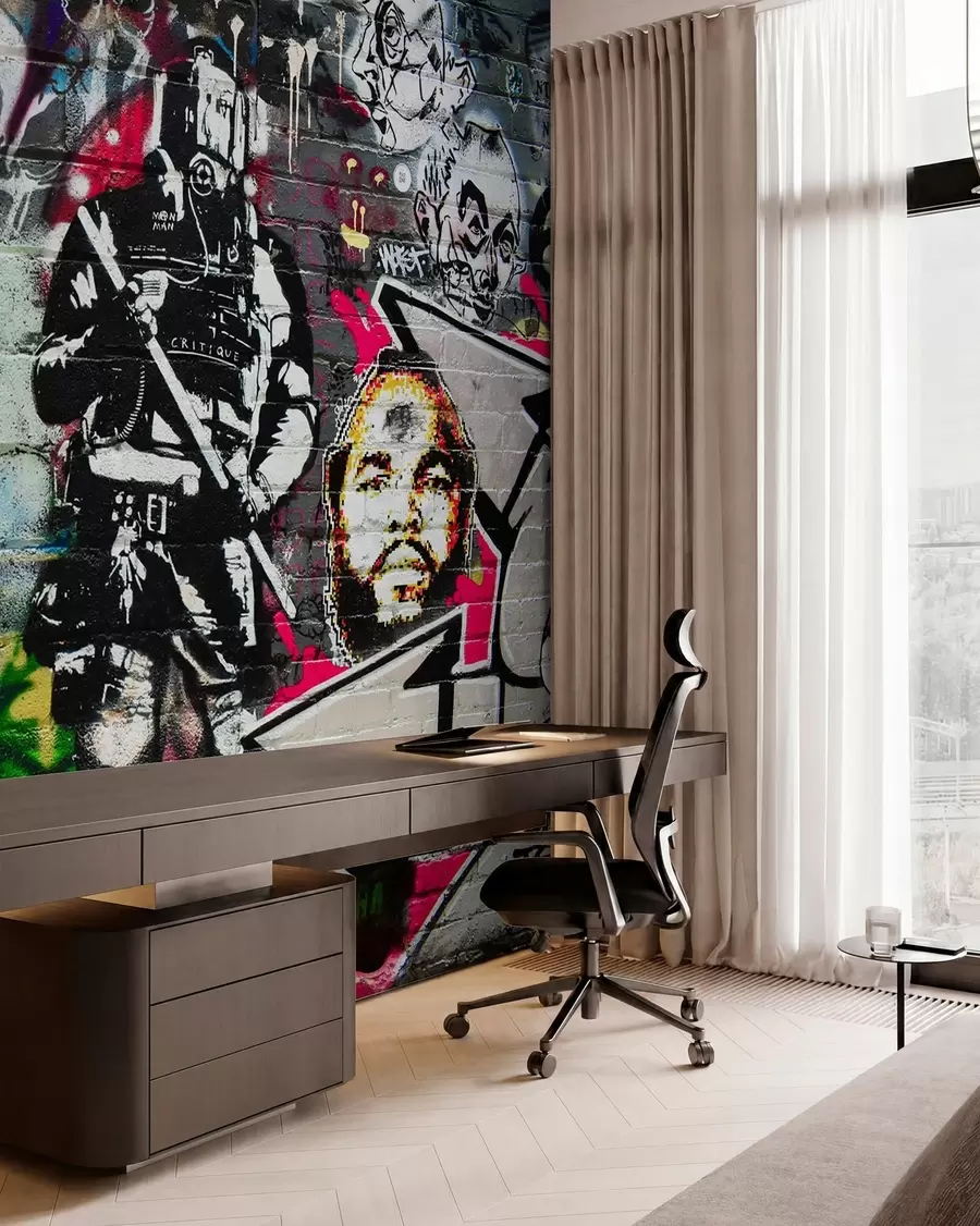 Fototapete Graffiti, Kunst und Schrift u12434