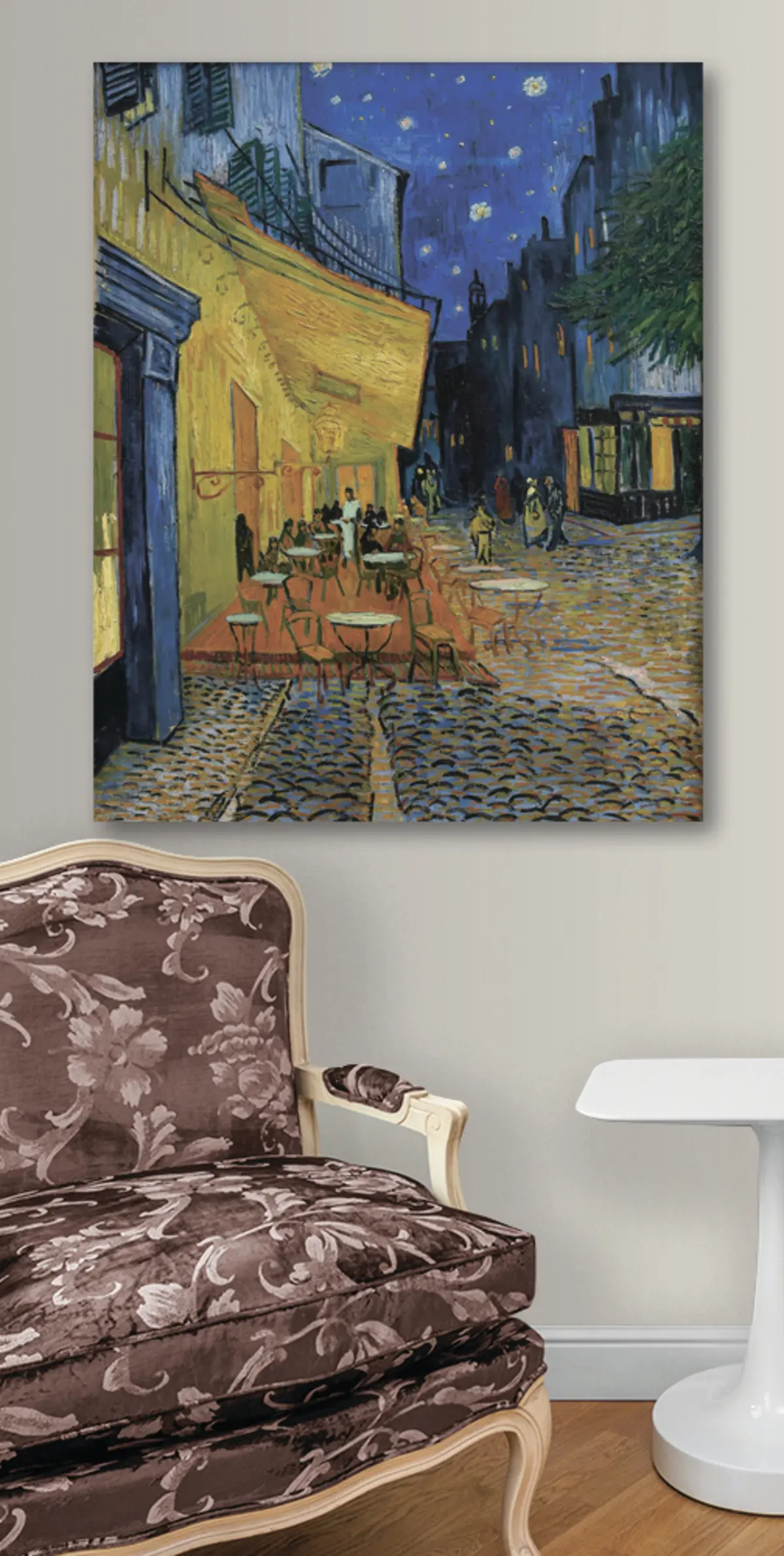 Wandbilder Caféterrasse bei Nacht, Vincent van Gogh s12313