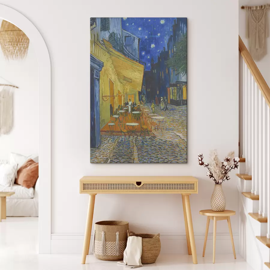 Wandbilder Caféterrasse bei Nacht, Vincent van Gogh s12313
