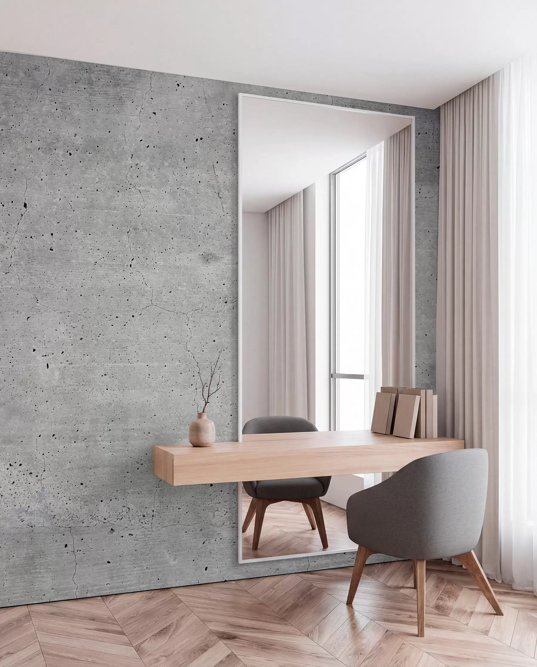 Fototapete Grau, Muster und Beton u13522