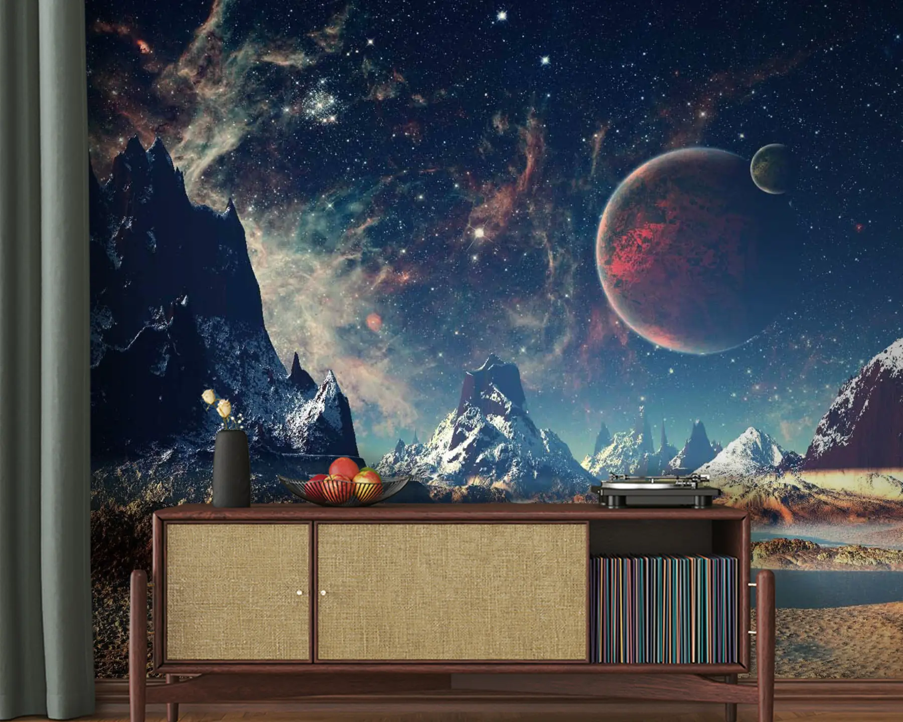 Fototapete Fremde Landschaft u55303