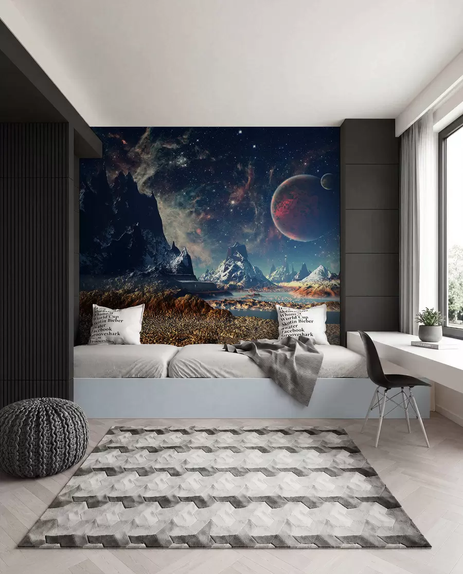 Fototapete Fremde Landschaft u55303