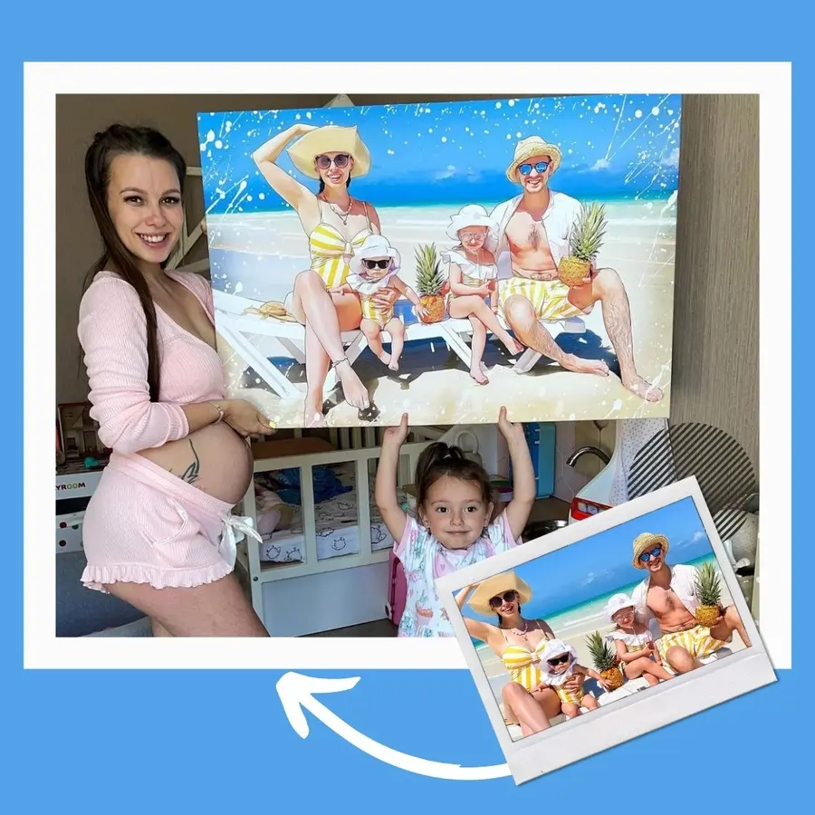 Wandbilder Foto, Produkt und Lächeln s15716