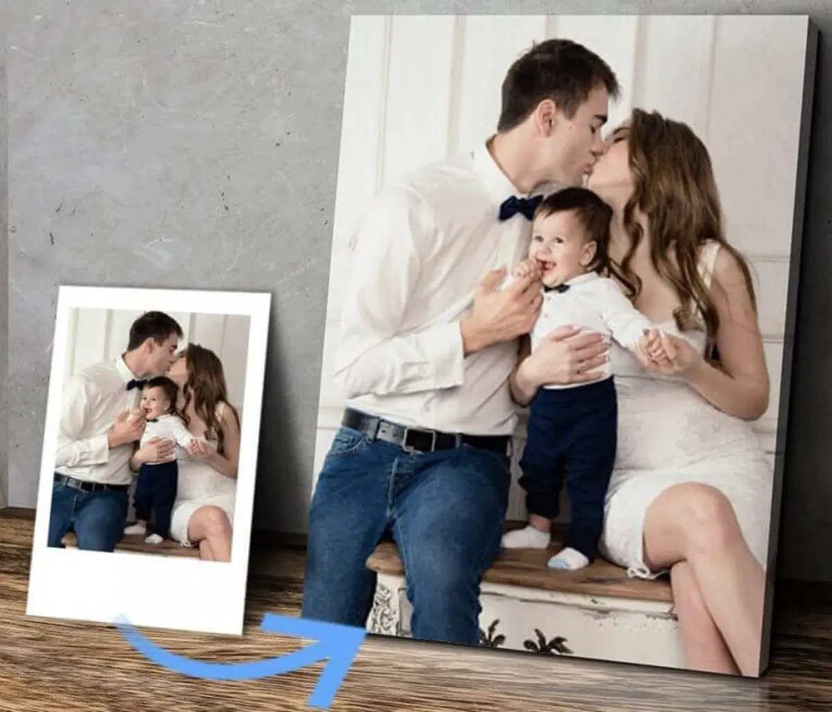 Wandbilder Jeans, Foto und Gesichtsausdruck s15722