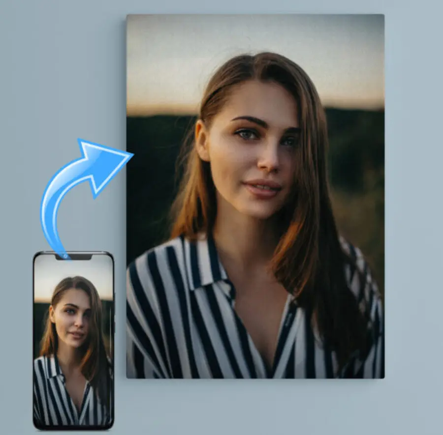 Wandbilder Augenbraue, Lächeln e Mensch s15723