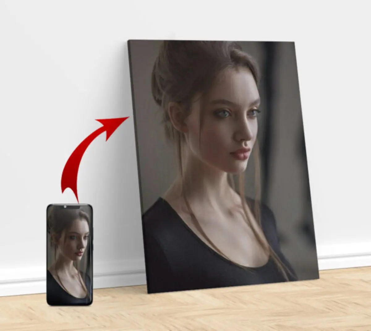 Wandbilder Wimpern, Kunst und Blitzfotografie s15725