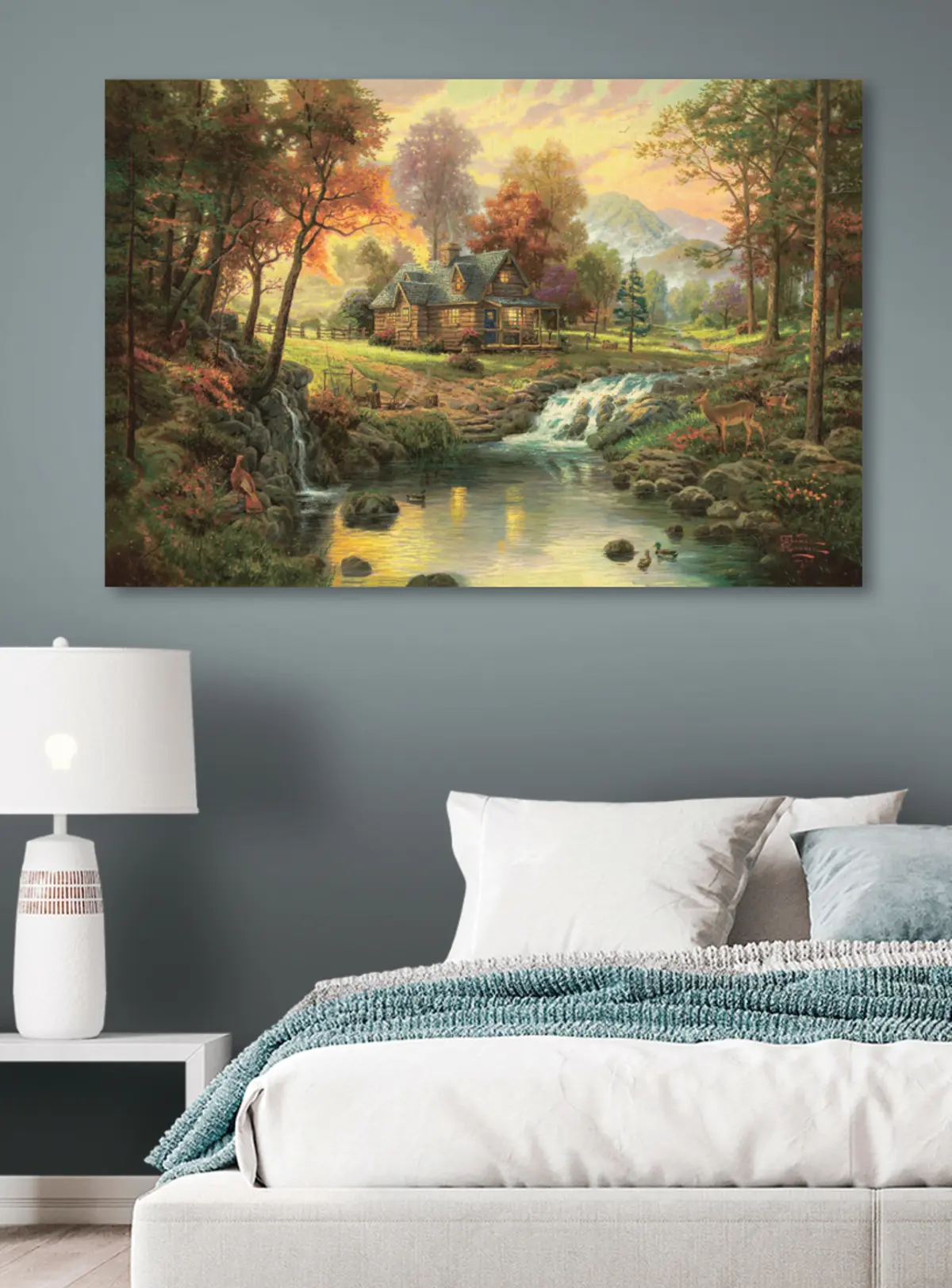 Wandbilder Wasser, Pflanzen und natürliche Landschaft s15161