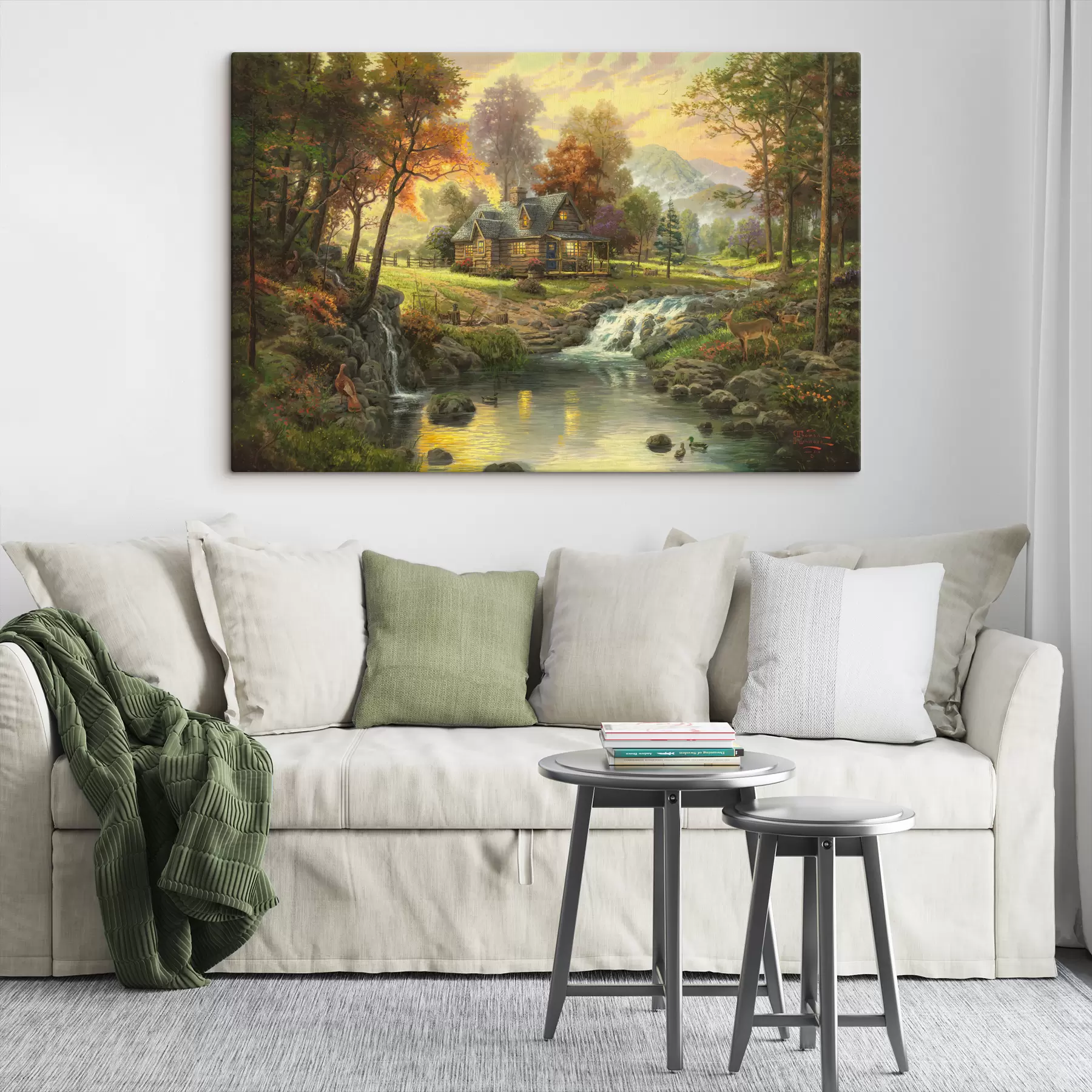 Wandbilder Wasser, Pflanzen und natürliche Landschaft s15161