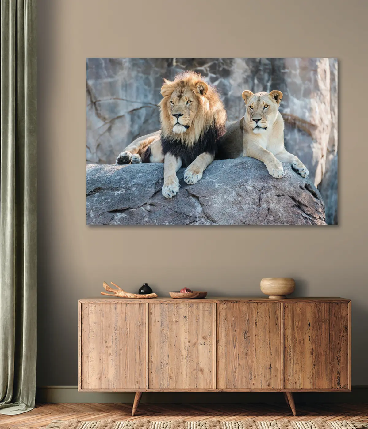 Wandbilder Löwe, Felidae und Fleischfresser s15278