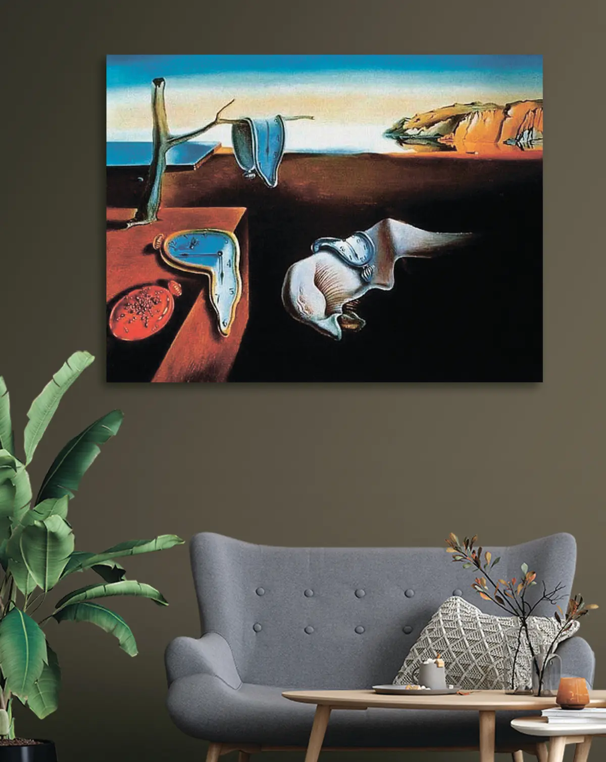 Wandbilder Das Fortbestehen der Erinnerung, Salvador Dalí s16070