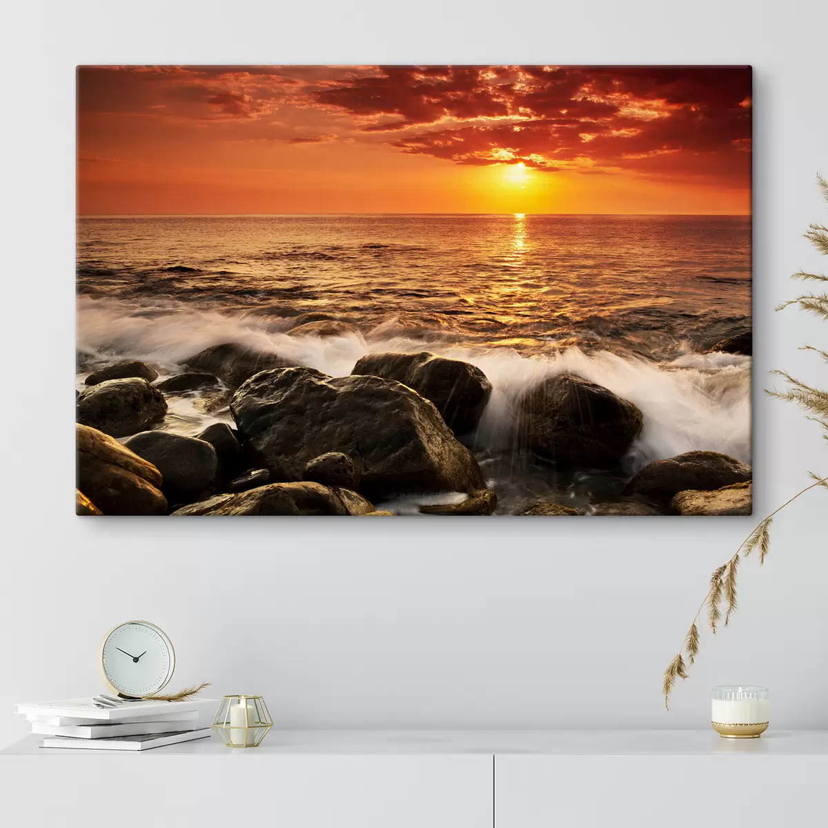 Wandbilder Wasser, Himmel und Wolken s19480