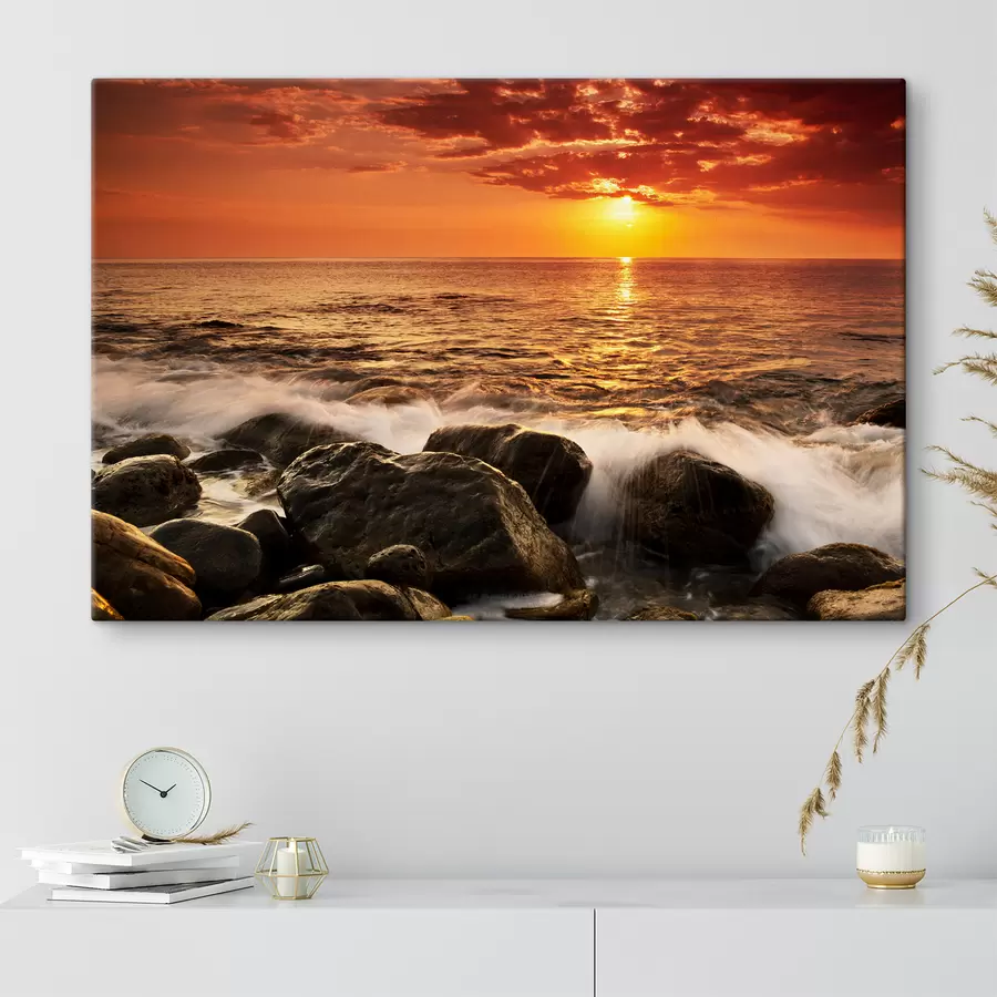 Wandbilder Wasser, Himmel und Wolken s19480