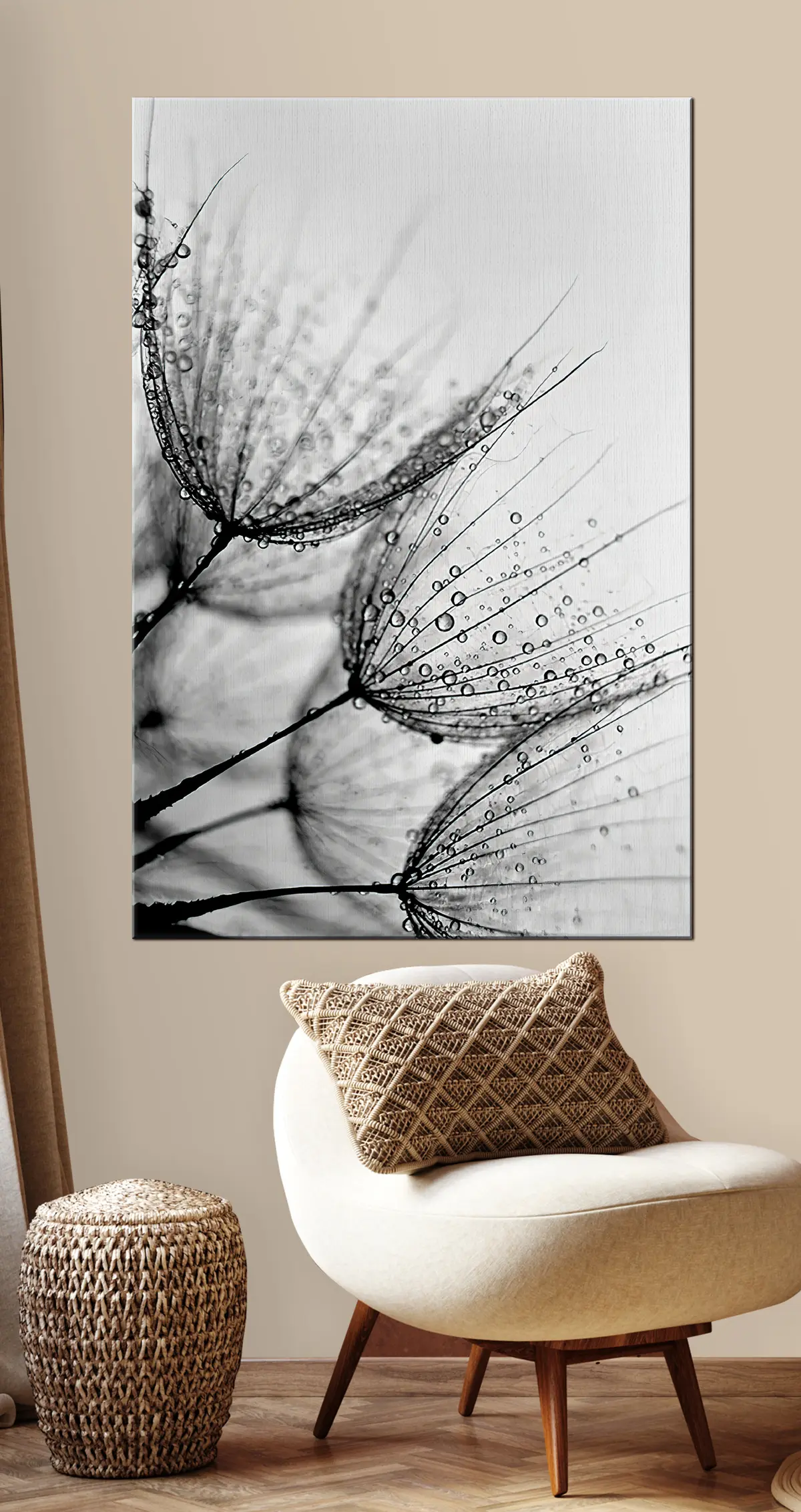 Wandbilder Pflanze, Zweig und Linie s20828