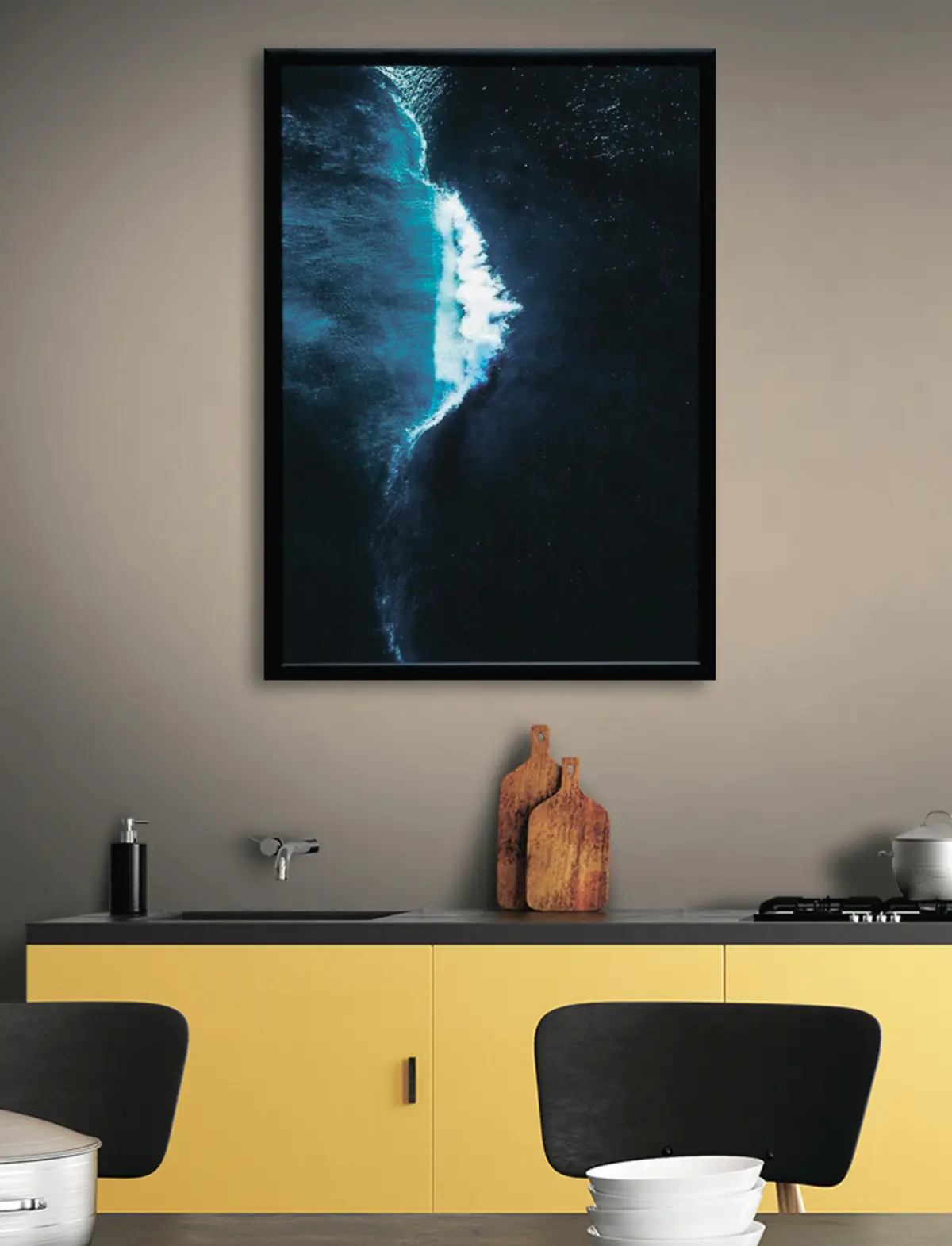 Wandbilder Wasser, Rechteck und Flüssigkeit s21428