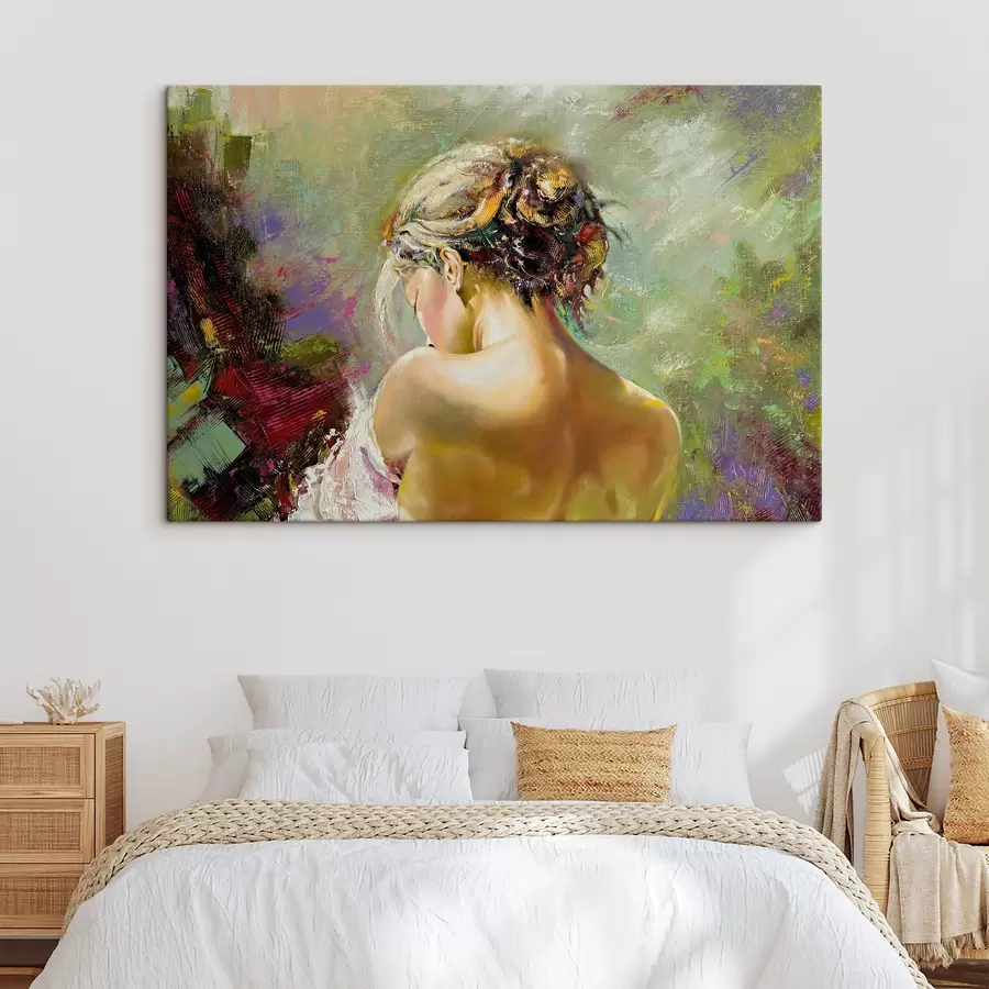 Fototapete Kopf, Menschen in der Natur und Farbe s27105