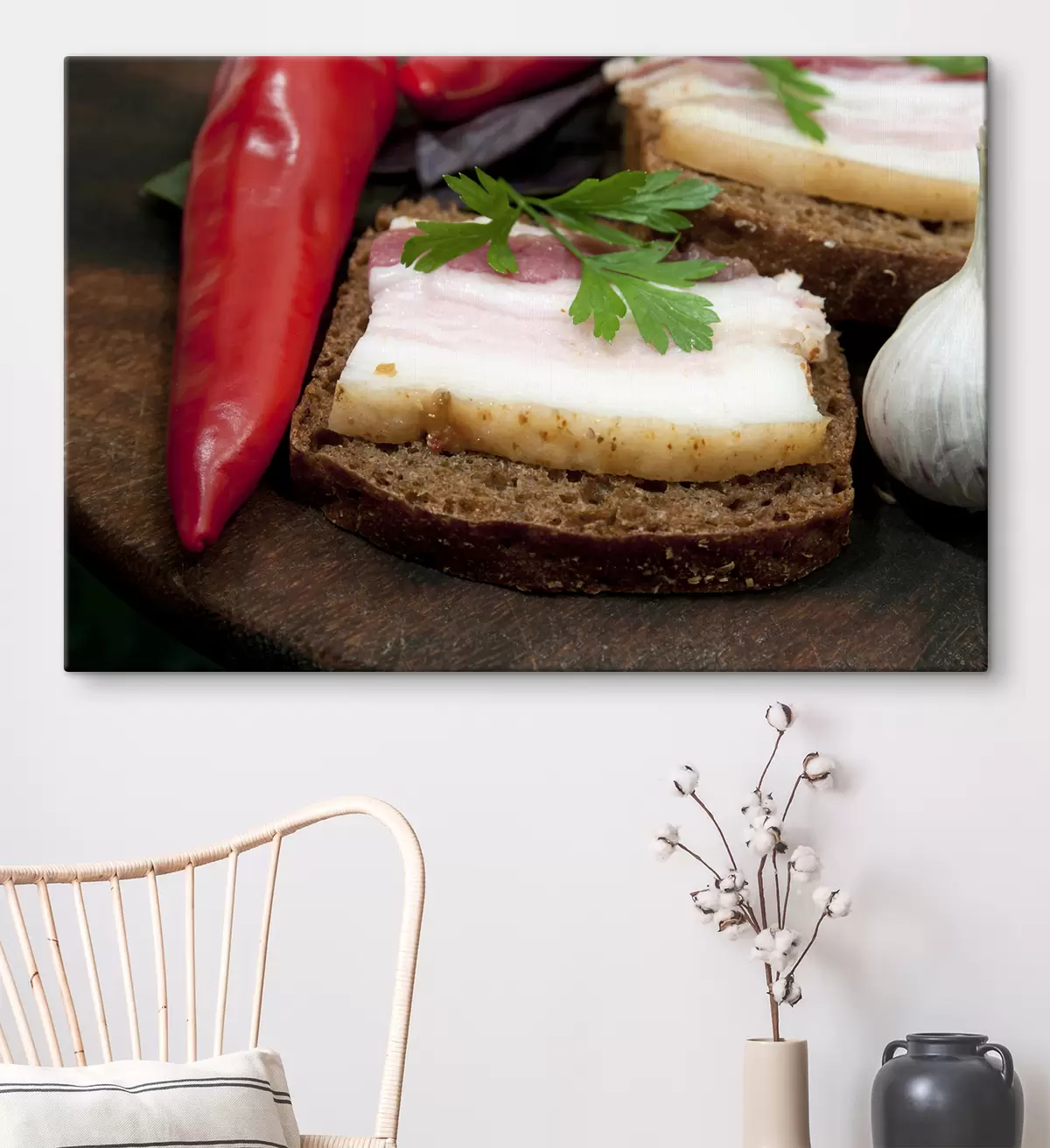 Wandbilder Lebensmittel, Zutat und Rezept s27131