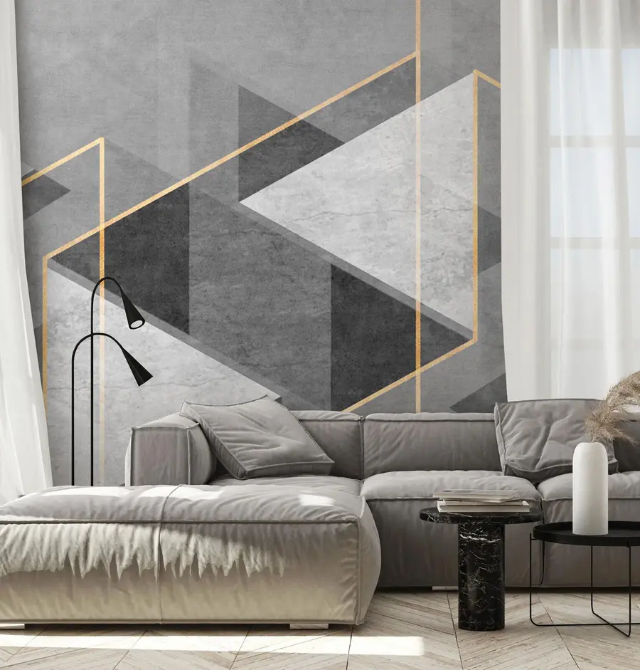 Fototapete Abstrakter geometrischer Stil u74080