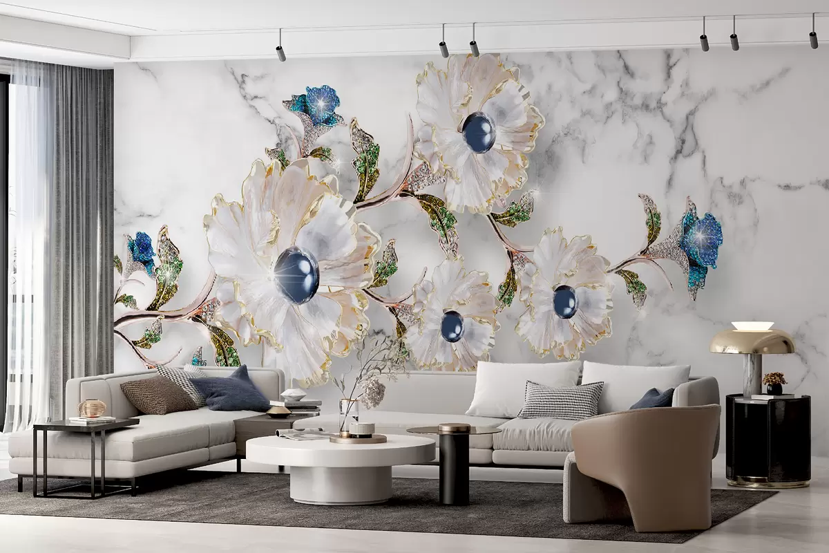 Fototapete 3D Blumen Momor u74154