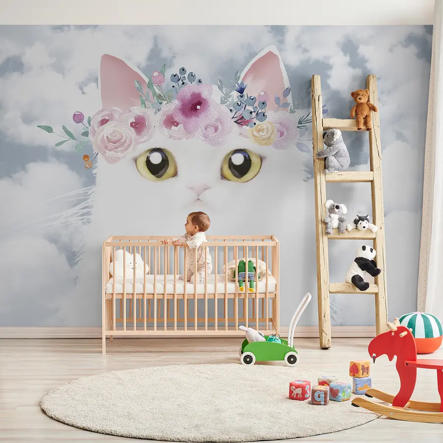 Fototapete Katze, Wolke und Felidae u09390